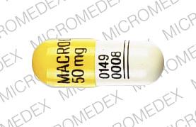 Macrodantin 50 mg MACRODANTIN 50 mg 0149 0008