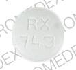 Pill RX 743 White Round is Phenobarbital