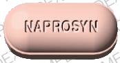 Pill NAPROSYN 375 Orange Oval is Naprosyn