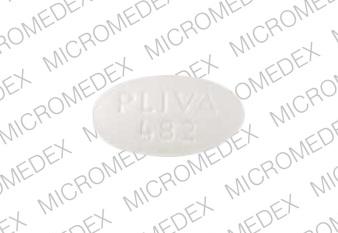 Theophylline extended-release 200 mg PLIVA 482 Front