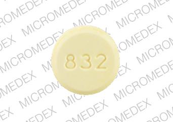 Bethanechol chloride 25 mg 832 BCL 25 Back
