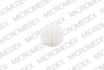Pill 2807 GLADES White Round is Hydrocortisone