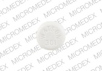 Pill WATSON 301 White Round is Furosemide