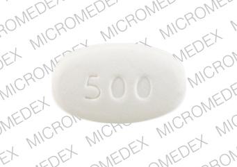 Ciprofloxacin hydrochloride 500 mg 500 LOGO 5312 Back
