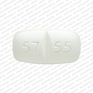 Methadone hydrochloride 5 mg M 57 55 Back