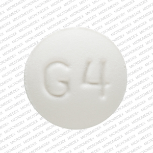 Guanfacine hydrochloride 1 mg M G4 Front