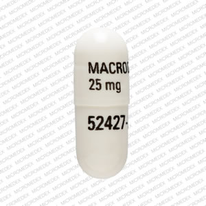 Macrodantin 25 mg MACRODANTIN 25 mg 52427-286 Front