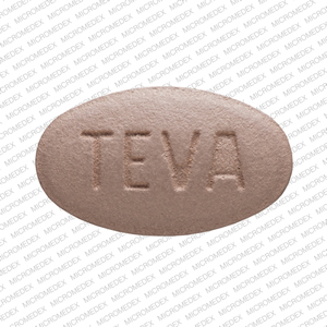 Valsartan 320 mg TEVA 7434 Back