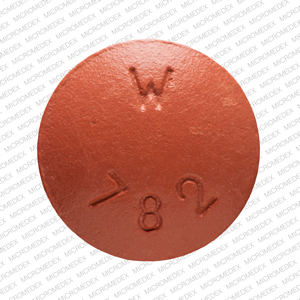 Pill W 782 Red Round is Carbidopa, Entacapone and Levodopa