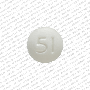 Benazepril hydrochloride 5 mg A 51 Front