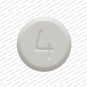 Acetaminophen and codeine phosphate 300 mg / 60 mg 4 M Front