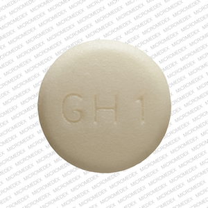 Guanfacine hydrochloride extended-release 1 mg M GH 1 Back