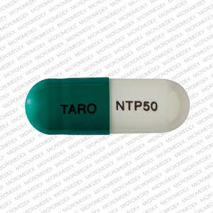 Nortriptyline hydrochloride 50 mg TARO NTP50