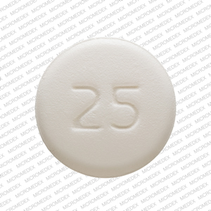 Carvedilol 25 mg G41 25 Back