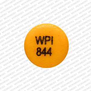 Glipizide extended release 5 mg WPI 844 Front