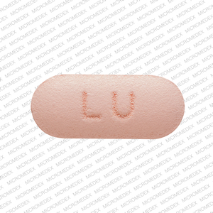 Pill LU G12 Pink Capsule/Oblong is Valsartan