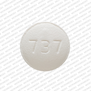 Bupropion hydrochloride extended-release (SR) 150 mg 737 Front