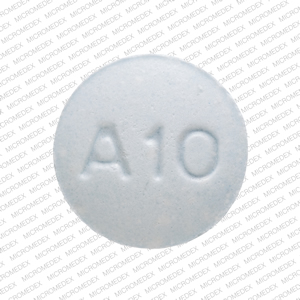Amlodipine besylate 10 mg M A10 Back