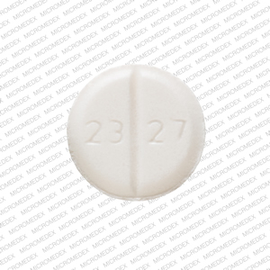 Benztropine mesylate 2 mg 2327 V Front