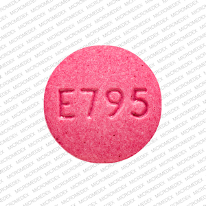 Oxymorphone hydrochloride 10 mg E795 10 Front