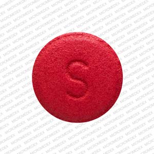 S 342 Pill Images (Red / Round)