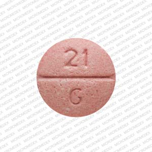 Meclizine hydrochloride 25 mg 21 G Front