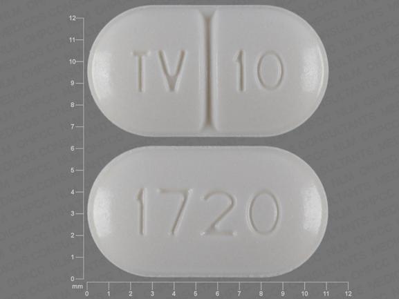 Warfarin sodium 10 mg TV 10 1720