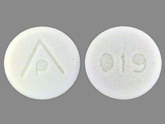 Pill AP 019 White Round is Simethicone (Chewable)