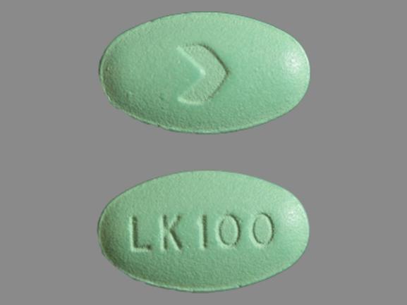 Losartan potassium 100 mg LK100 >