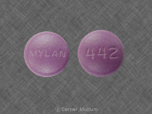 Amitriptyline hydrochloride and perphenazine 25 mg / 2 mg MYLAN 442