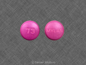 Amitriptyline hydrochloride and perphenazine 50 mg / 4 mg MYLAN 73