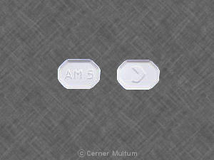 Pill AM 5 > White Eight-sided is Amlodipine Besylate