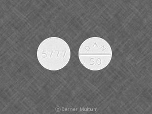 Atenolol 50 mg 5777 DAN 50