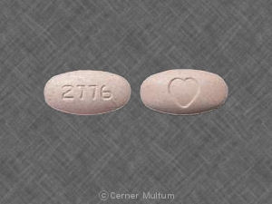 Avalide 12.5 mg / 300 mg 2776 Heart logo