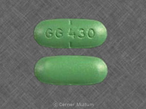 Pill GG 430 Green Oval is Cimetidine