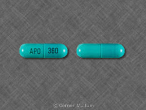 Pill APO 360 Green Capsule/Oblong is Diltzac