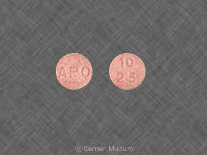 Enalapril maleate and hydrochlorothiazide 10 mg / 25 mg APO 10 25