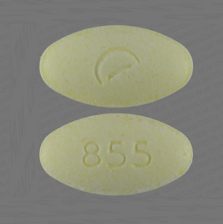 Guanfacine hydrochloride extended-release 4 mg Logo (Actavis) 855