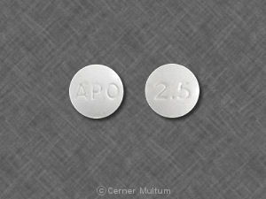 Lisinopril 2.5 mg APO 2.5