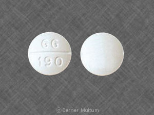 Methocarbamol 500 mg GG 190