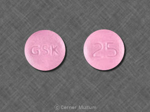 Paroxetine hydrochloride controlled-release 25 mg GSK 25