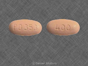 Pill PD353 400 Pink Oval is Rezulin