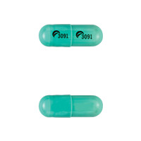 Pill Logo (Actavis) 3091 Logo (Actavis) 3091 Green Capsule/Oblong is Morphine Sulfate Extended-Release