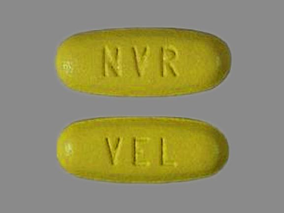 Pill NVR VEL Yellow Oval is Exforge HCT