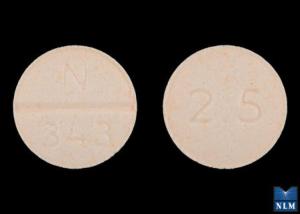 Glyburide 2.5 mg N 343 2.5