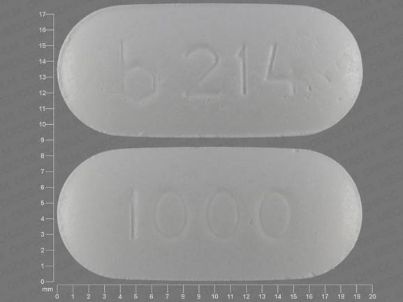 Niacin extended-release 1000 mg b 214 1000