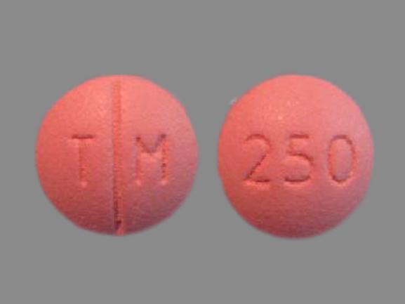 Pill T M 250 Pink Round is Tindamax
