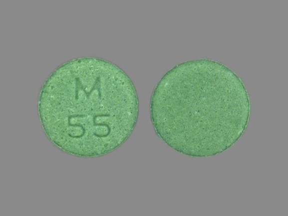 Timolol maleate 5 mg M 55