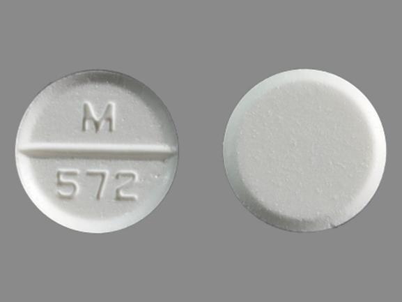 Pill M 572 White Round is Albuterol Sulfate