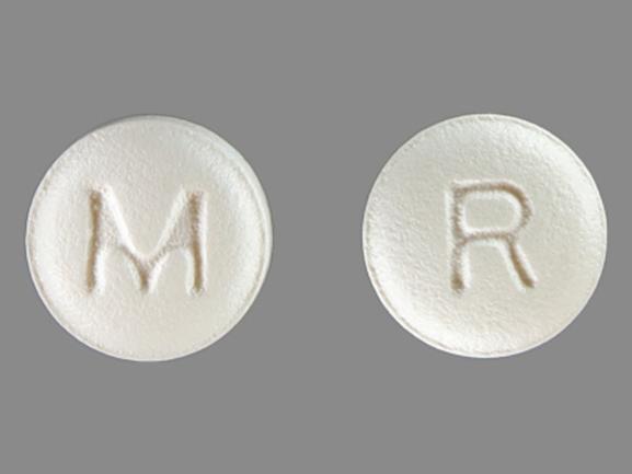 Pill M R White Round is Risperidone